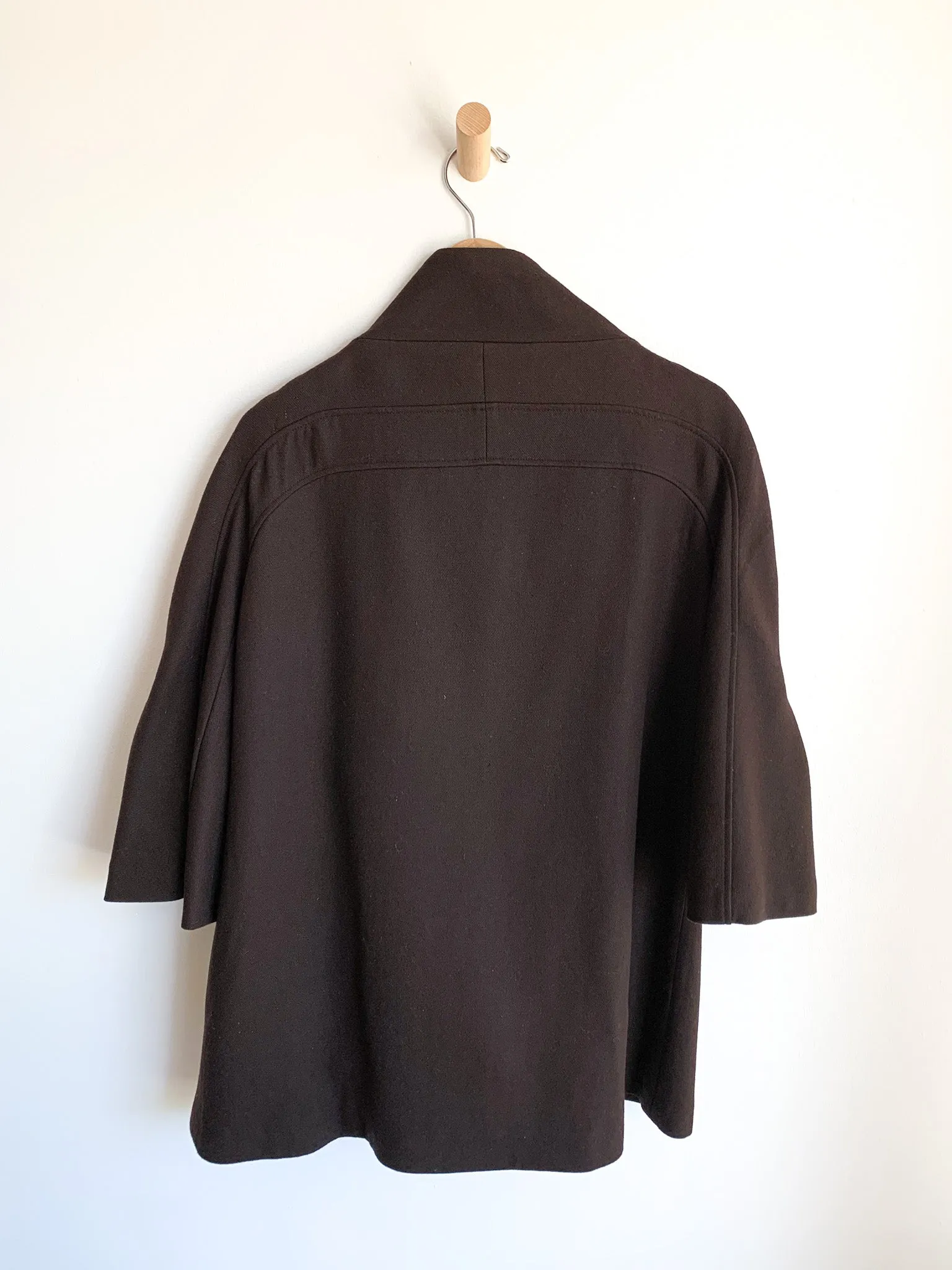 Alexander McQueen Cape Sleeve Coat