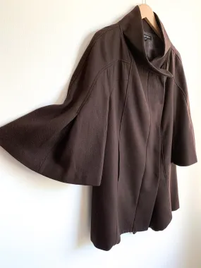 Alexander McQueen Cape Sleeve Coat