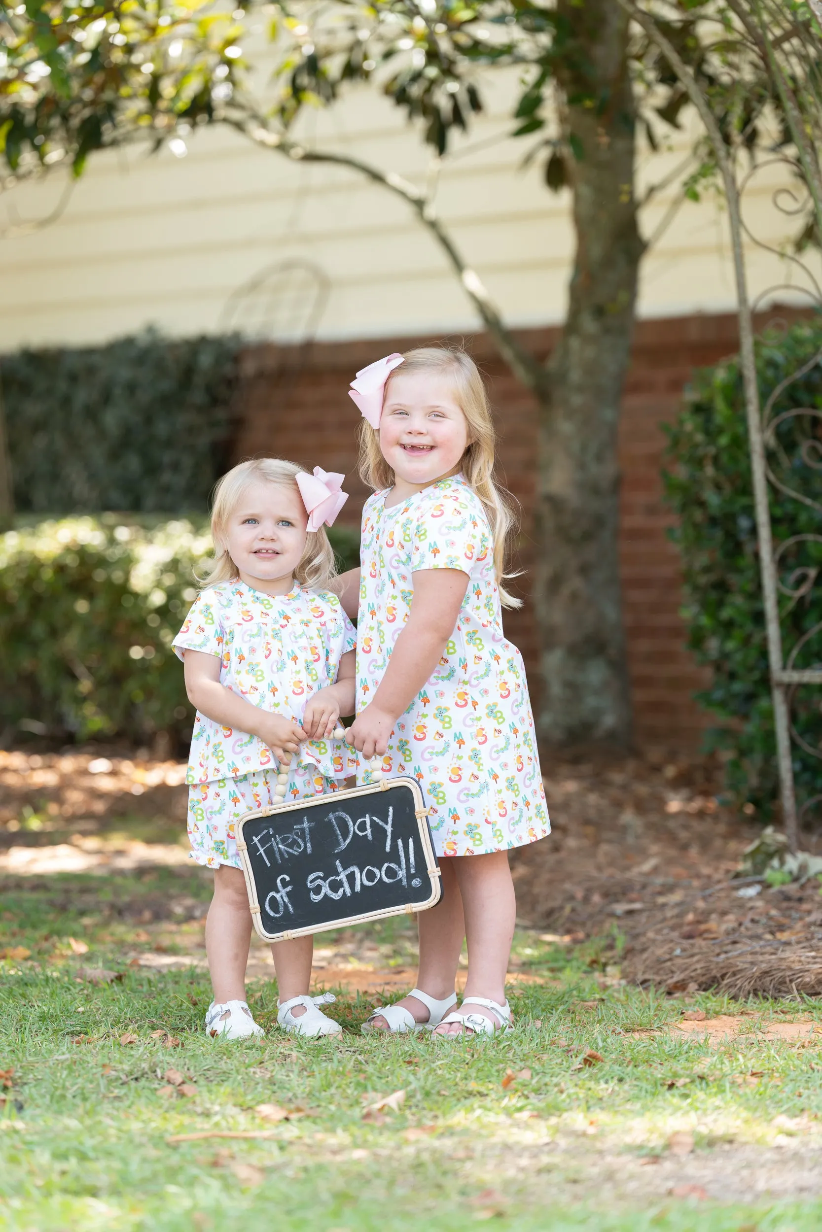 Ava ABC Bloomer Set