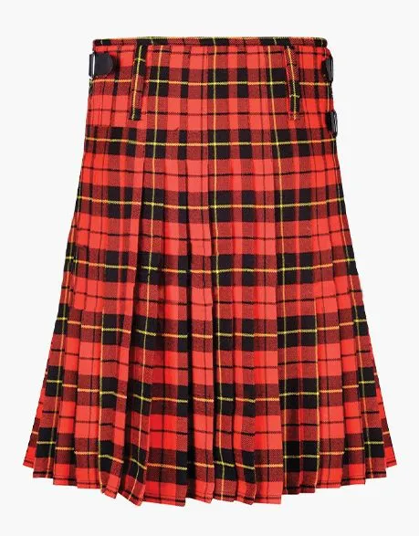 Black and red cotton wallace hybrid kilt