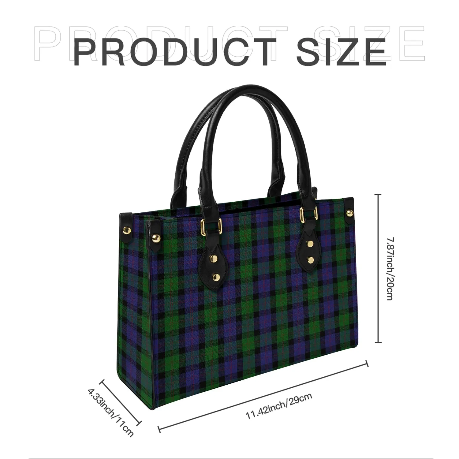Blair Tartan Leather Bag