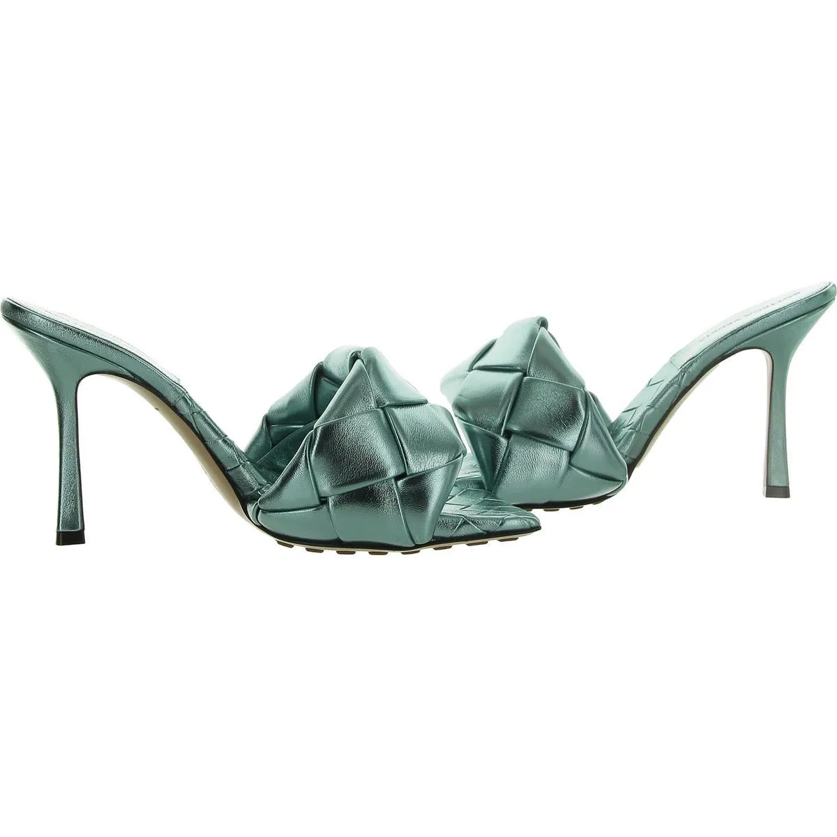 Bottega Veneta Womens Lido Sandal Slip On Open Toe Heels