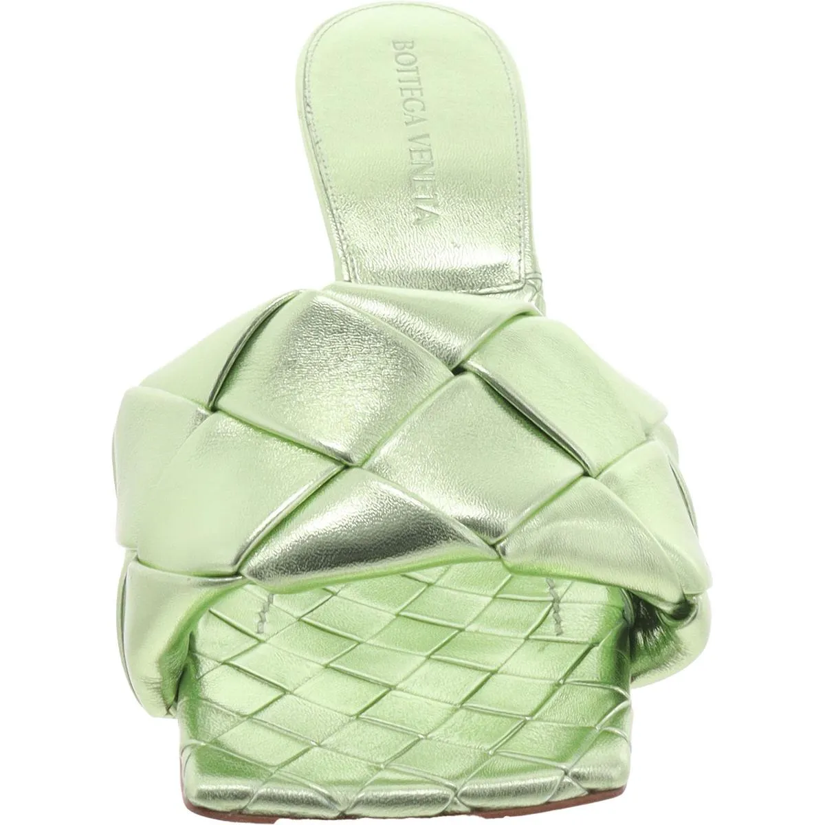 Bottega Veneta Womens Lido Sandal Slip On Open Toe Heels