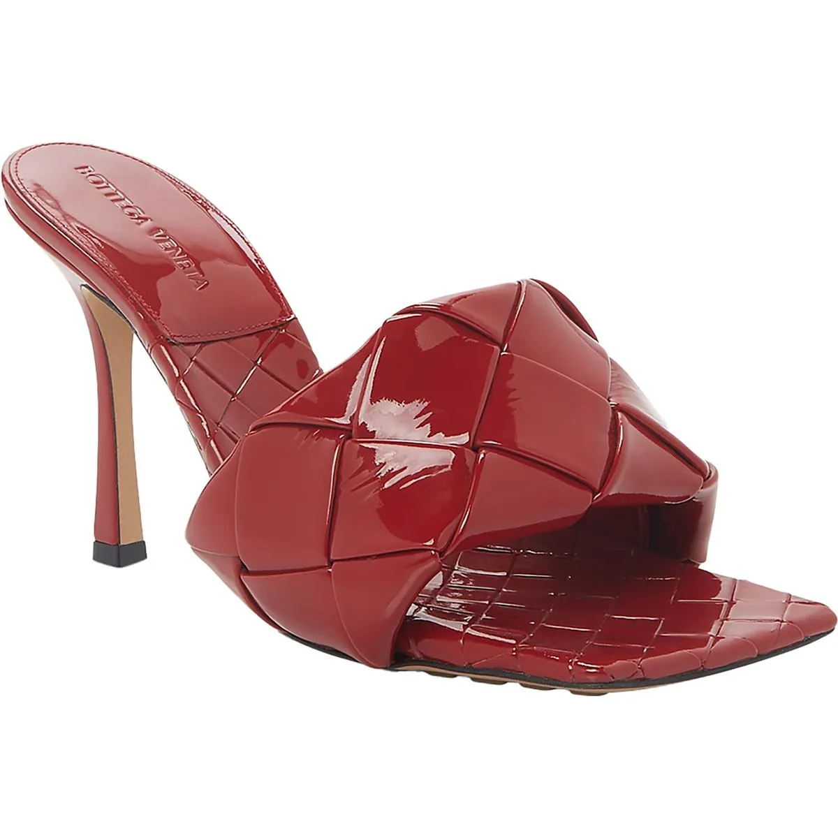 Bottega Veneta Womens Lido Sandal Slip On Open Toe Heels