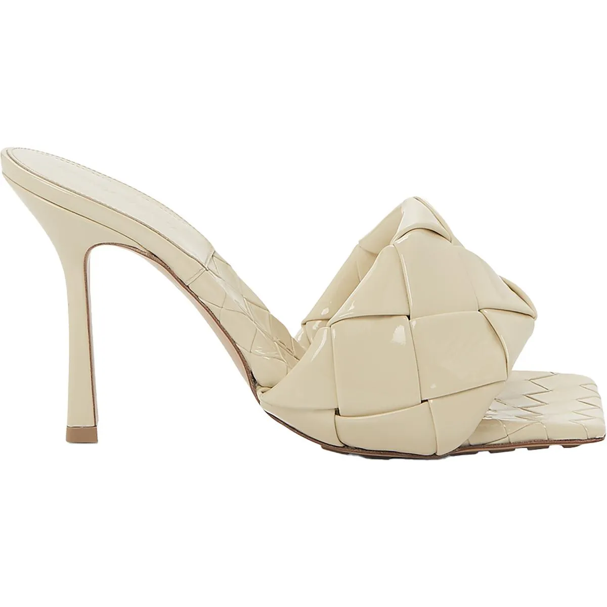 Bottega Veneta Womens Lido Sandal Slip On Open Toe Heels