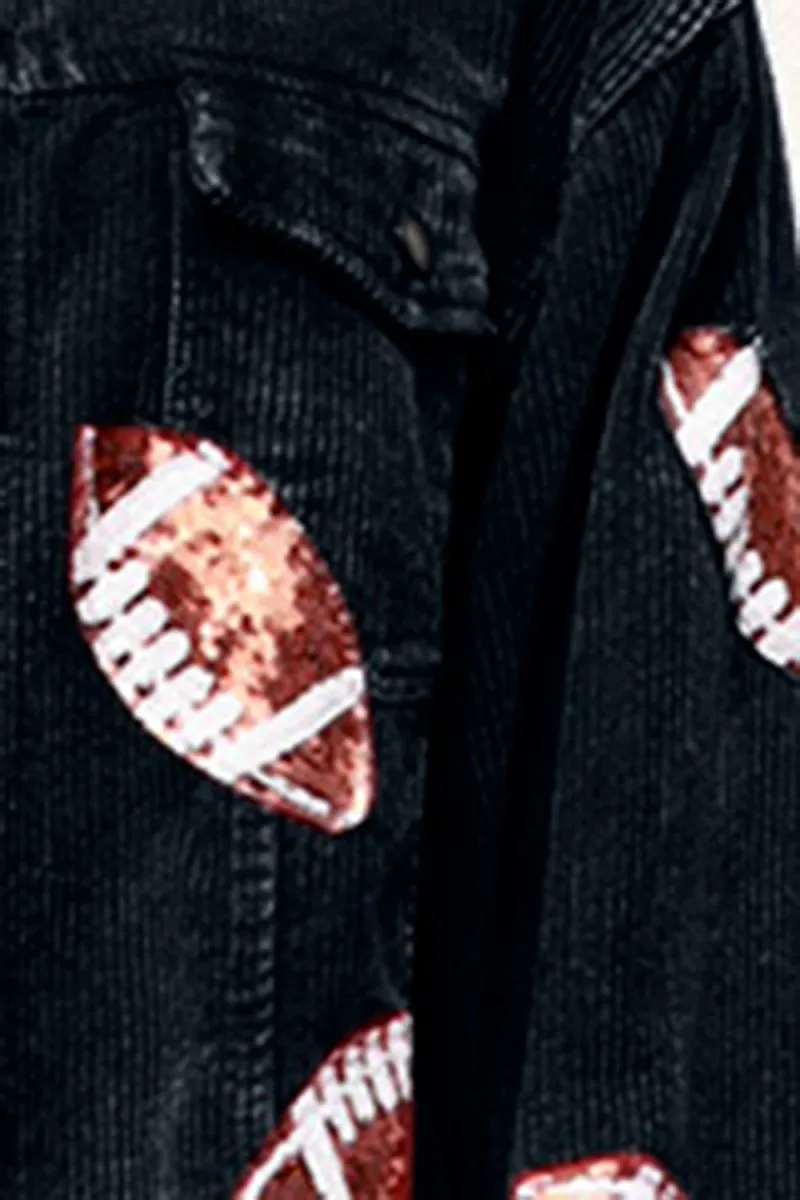 Dazzling Football Sequin Jacket