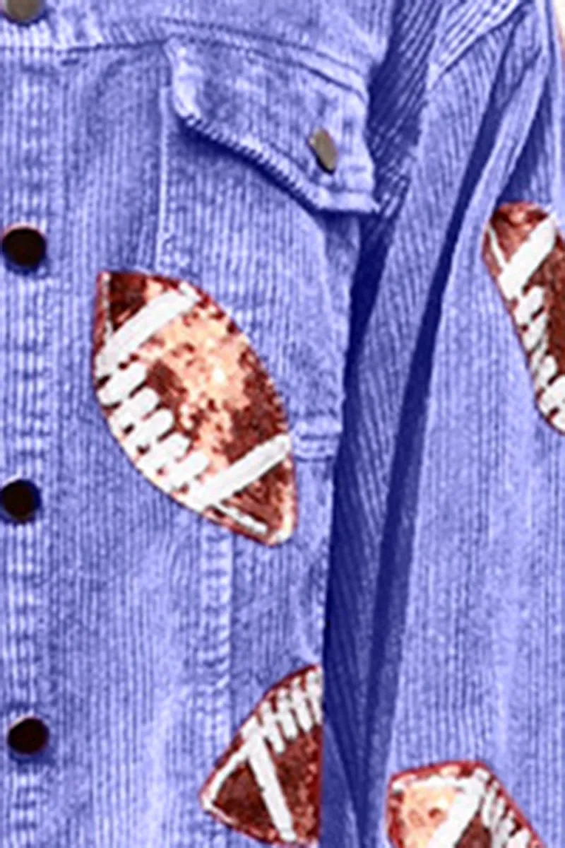 Dazzling Football Sequin Jacket