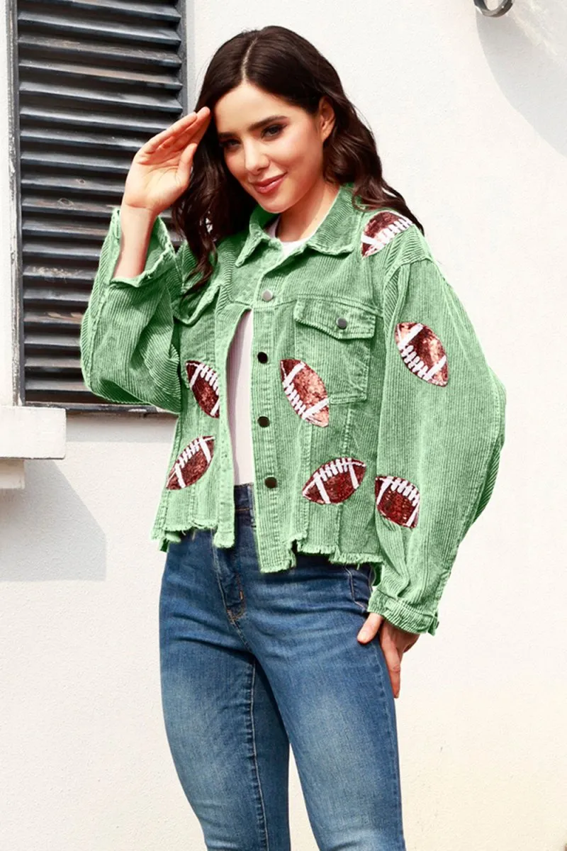 Dazzling Football Sequin Jacket