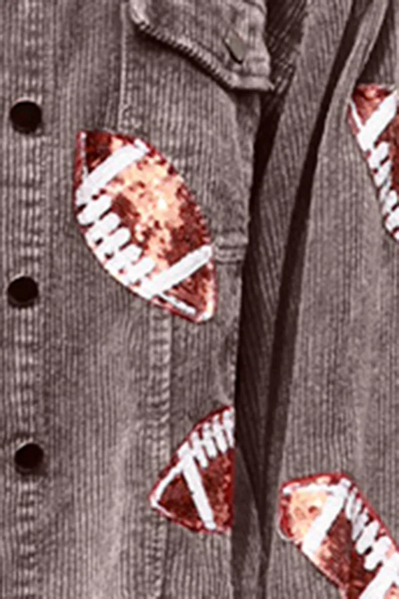 Dazzling Football Sequin Jacket