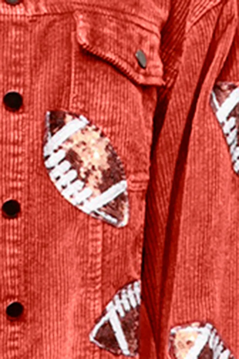 Dazzling Football Sequin Jacket