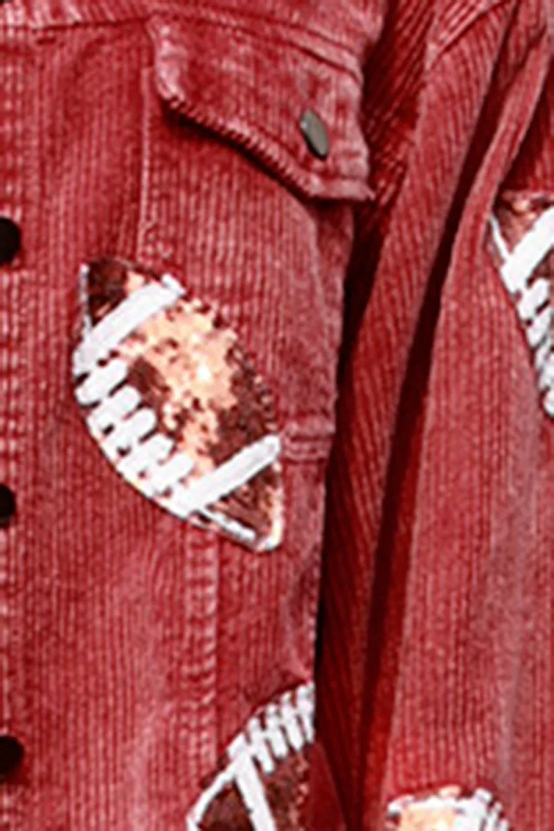 Dazzling Football Sequin Jacket