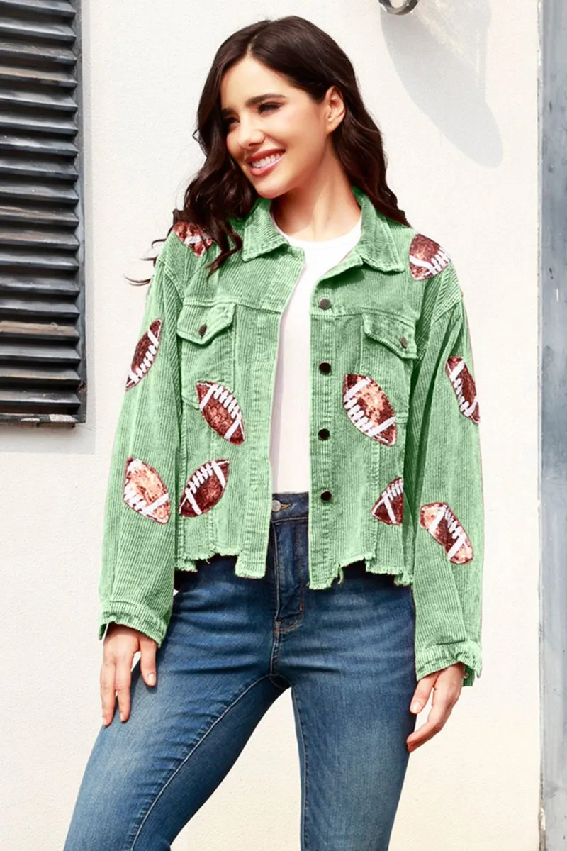 Dazzling Football Sequin Jacket