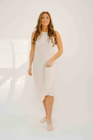 Fiona Nursing Dress in Creme