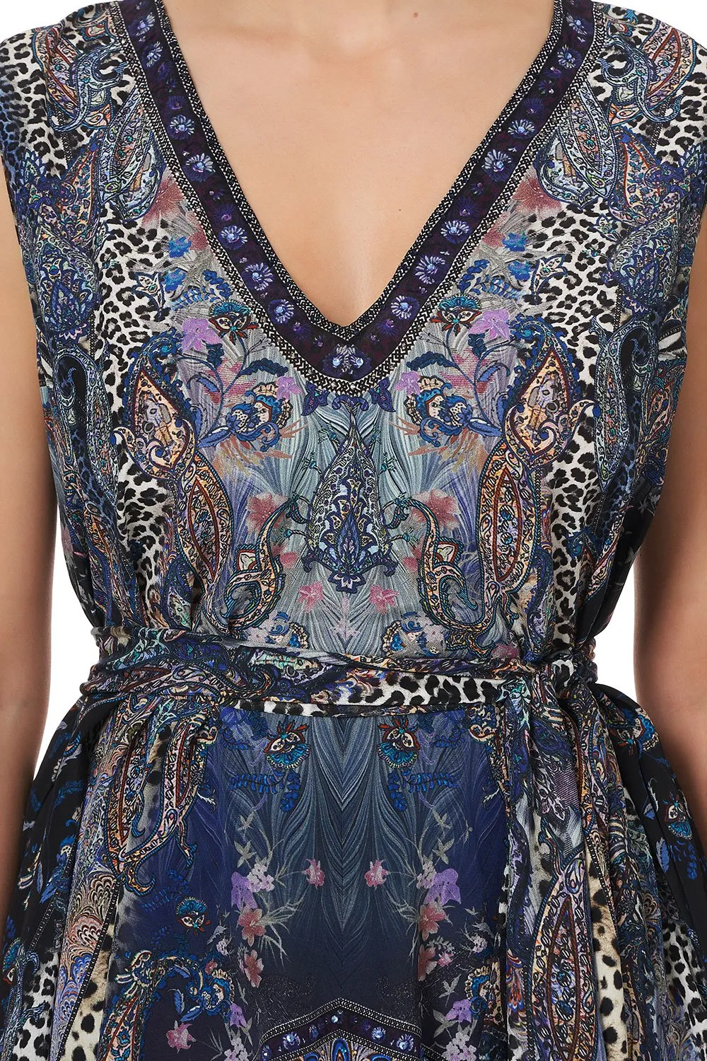HANDKERCHIEF HEM TOP FESTIVAL EXPRESS