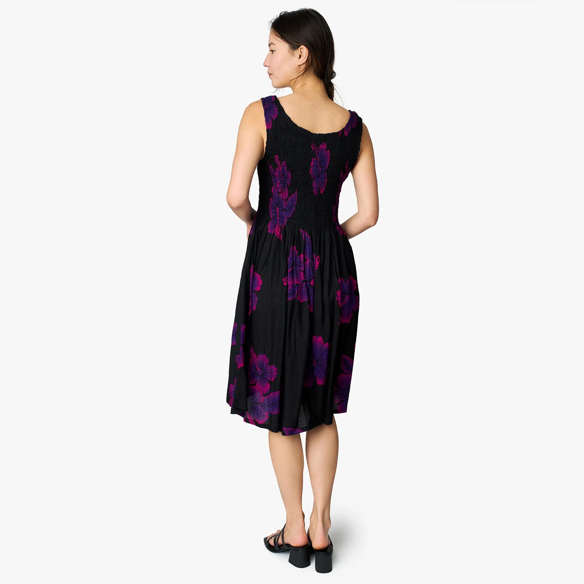 Hibiscus Smock Short Dress