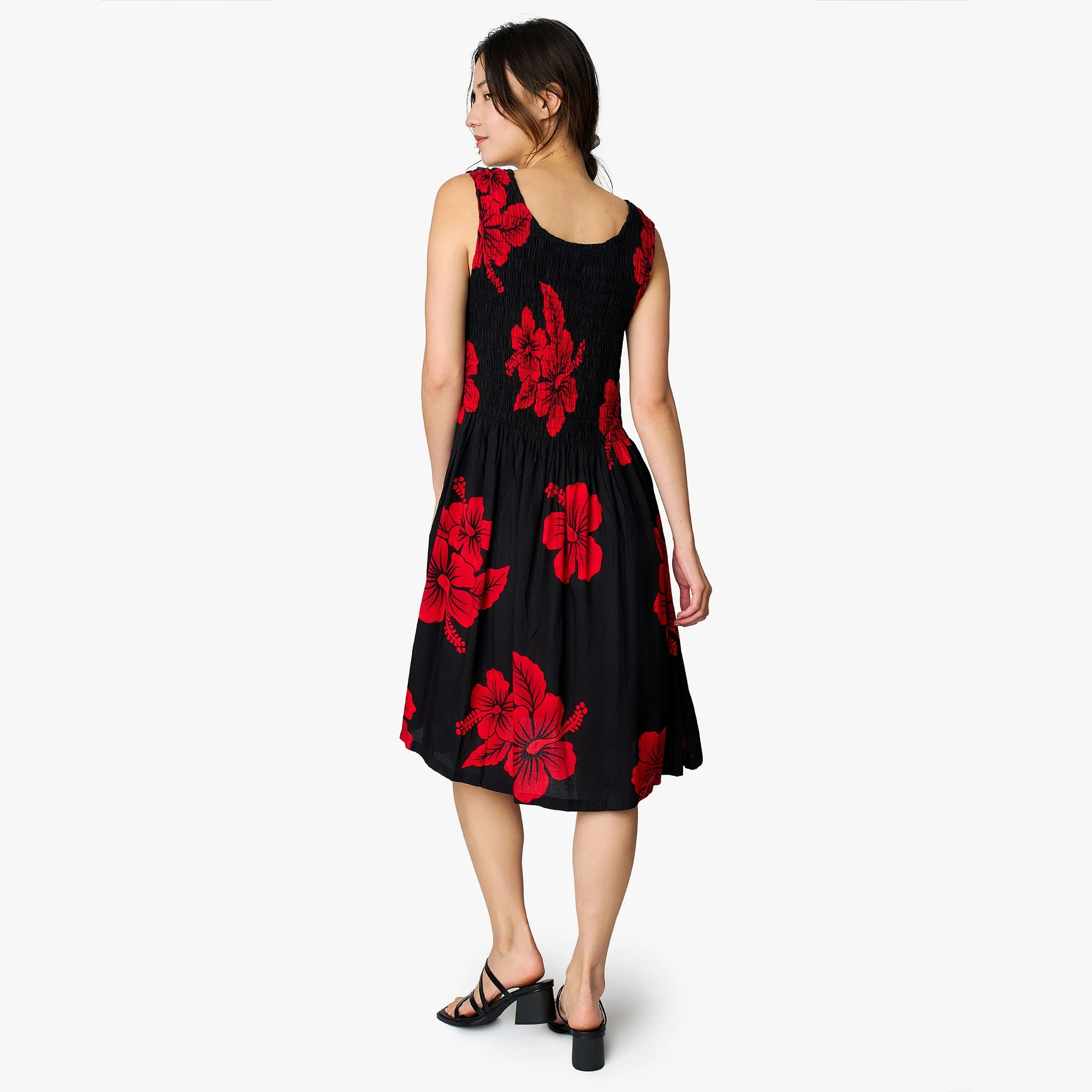 Hibiscus Smock Short Dress