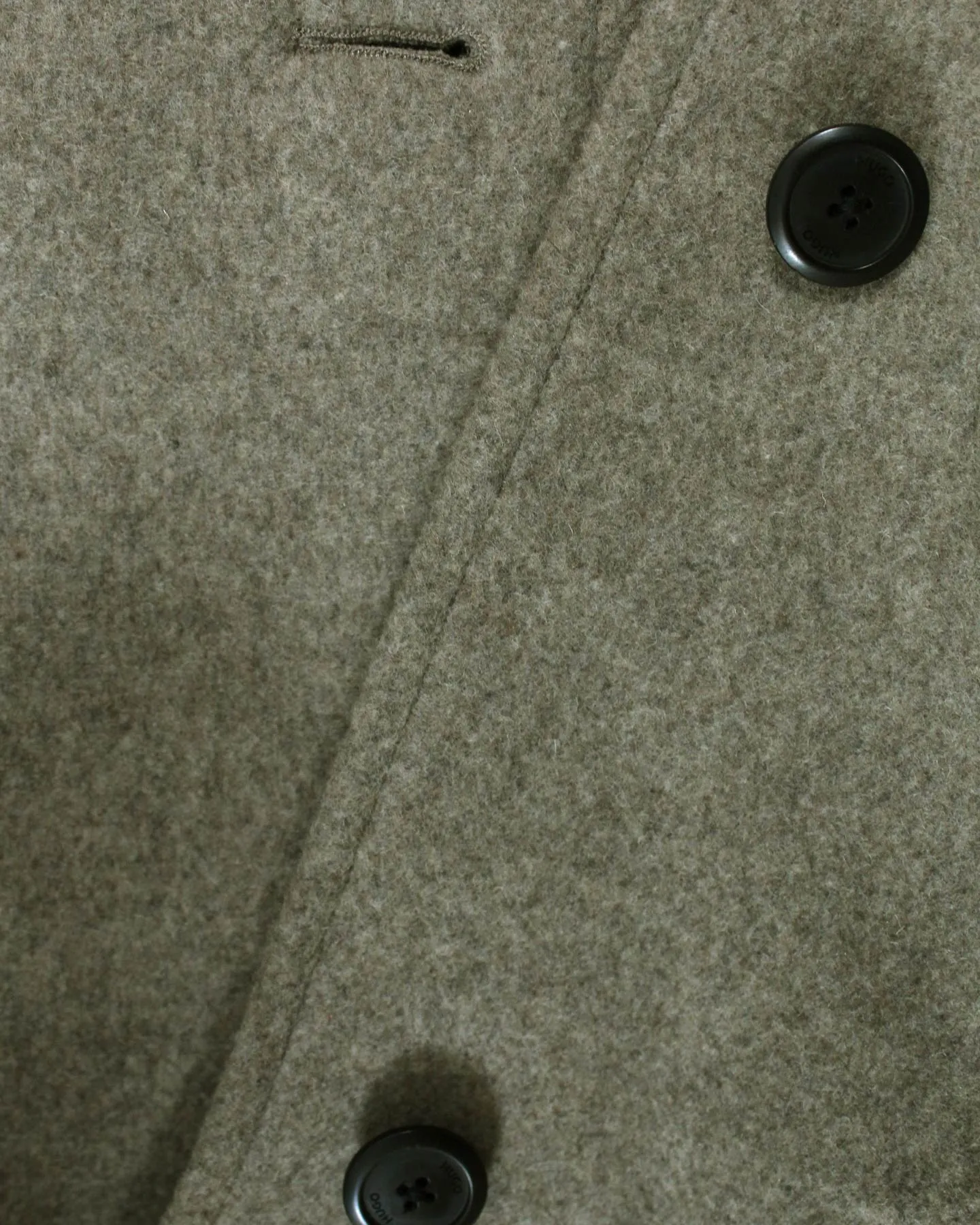 Hugo Boss Wool Coat Medium Beige Long Coat EU 56 - XXL