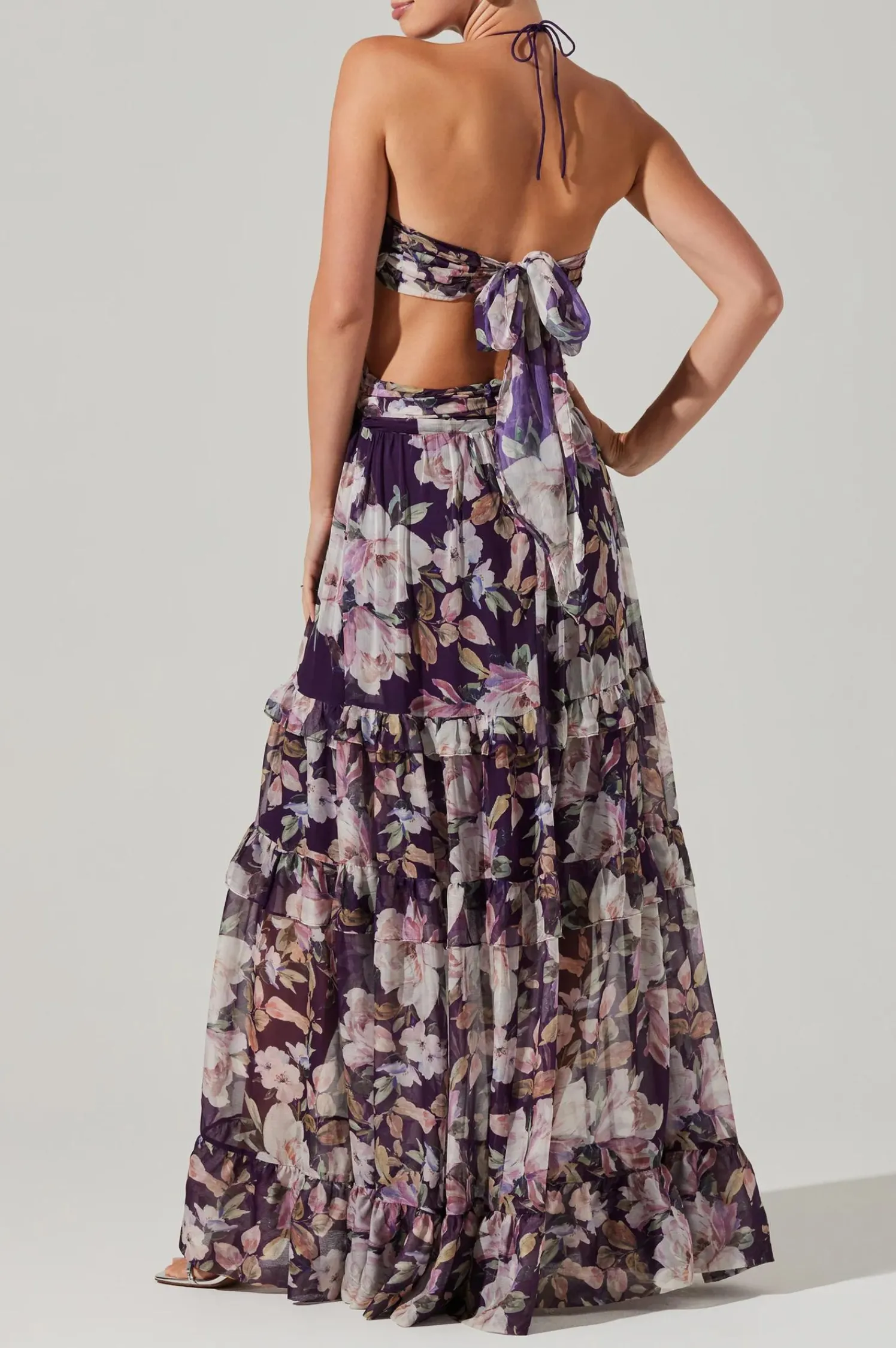 Kitsune Floral Maxi Dress