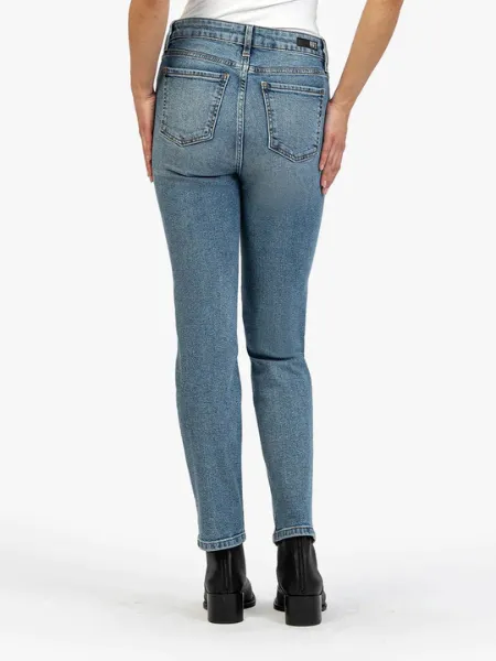 Kut Rosa High Rise Ankle Straight Jean