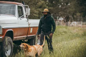 MACKINAW WOOL VEST - BLACK CHARCOAL ROPE