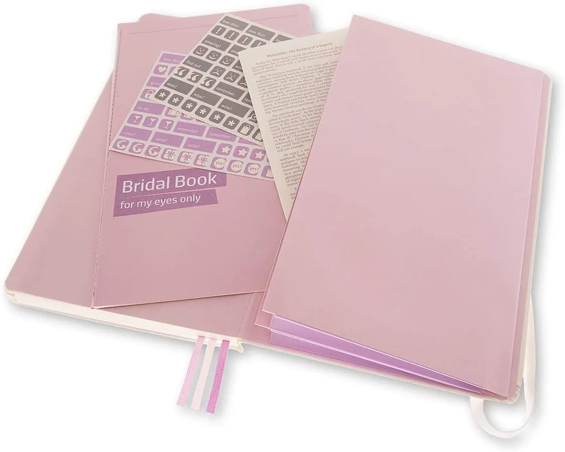 Moleskine Passion Wedding Journal A5 Size Hard Cover Black