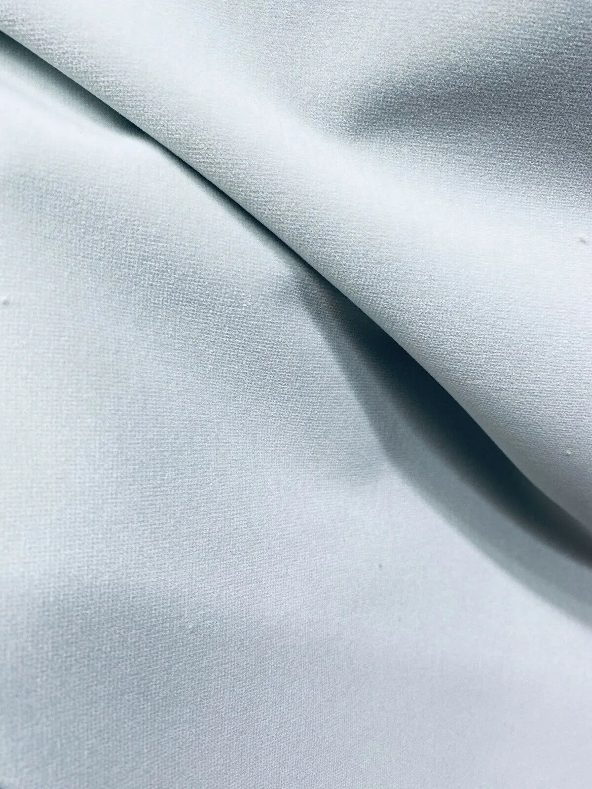 NEW! Prince Oliver- Designer 100% Cotton -Made In Belgium- Upholstery Velvet Fabric - Ice Blue