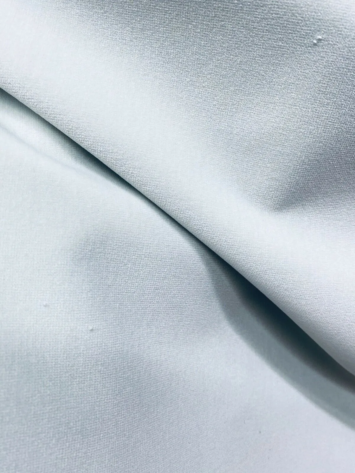 NEW! Prince Oliver- Designer 100% Cotton -Made In Belgium- Upholstery Velvet Fabric - Ice Blue