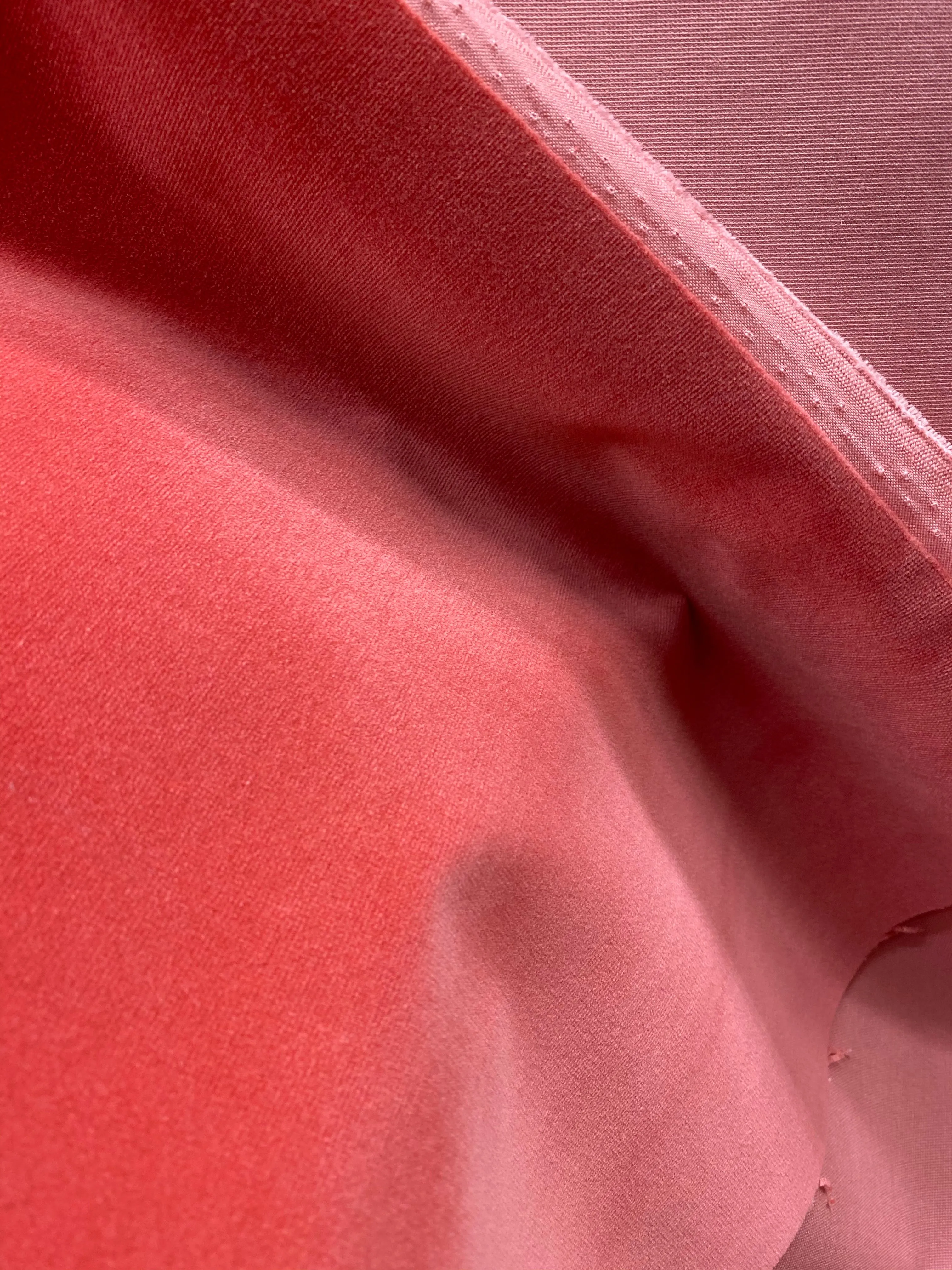 NEW! Prince Oliver - Designer 100% Cotton Made In Belgium Upholstery Velvet Fabric - Icy Coral