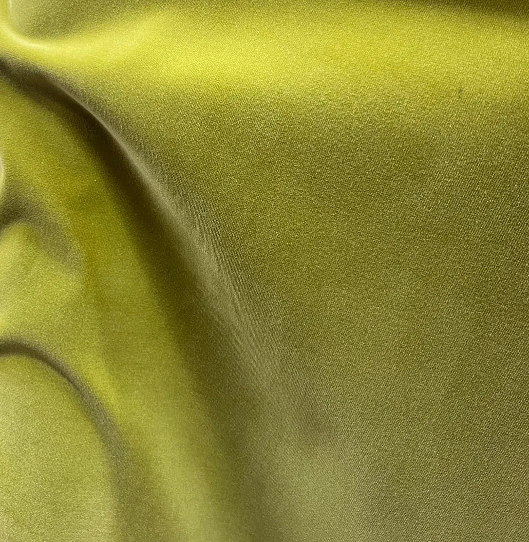 NEW! Prince Oliver - Designer 100% Cotton Made In Belgium Upholstery Velvet Fabric - Icy Kiwi
