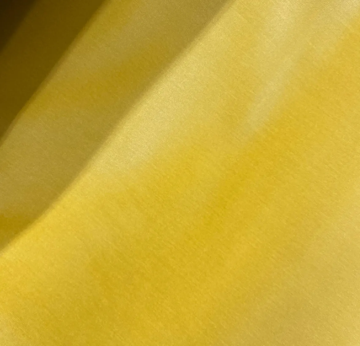 NEW! Prince Oliver - Designer 100% Cotton Made In Belgium Upholstery Velvet Fabric - Icy Yellow