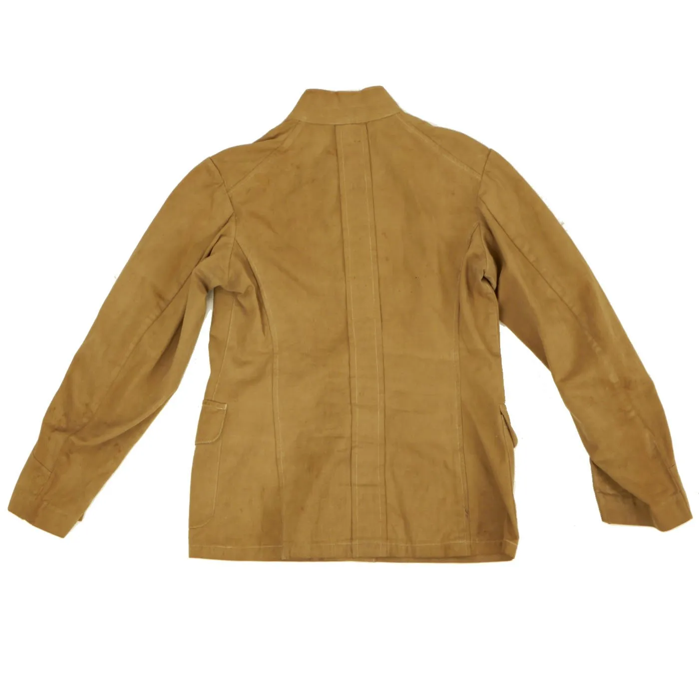 Original U.S. Spanish American War Marine Corps Model 1898 Khaki Tropical Uniform Coat with Period Tropical Weight Shirt - USMC