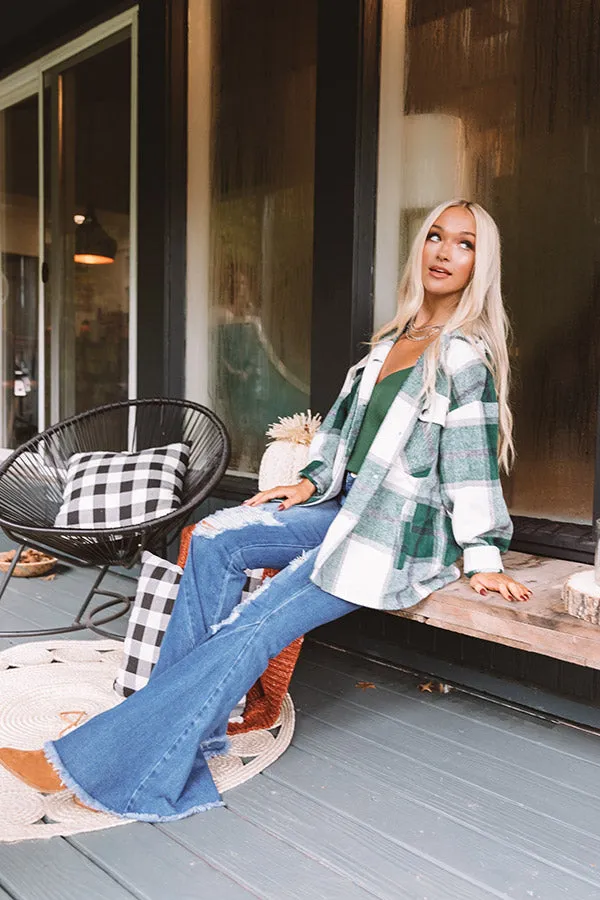 Redwoods Adventure Plaid Jacket In Green