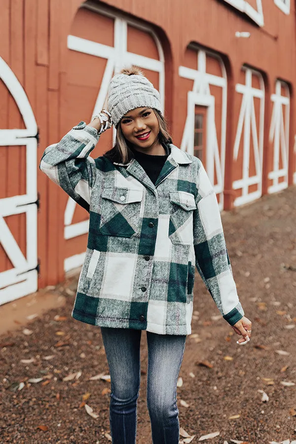 Redwoods Adventure Plaid Jacket In Green