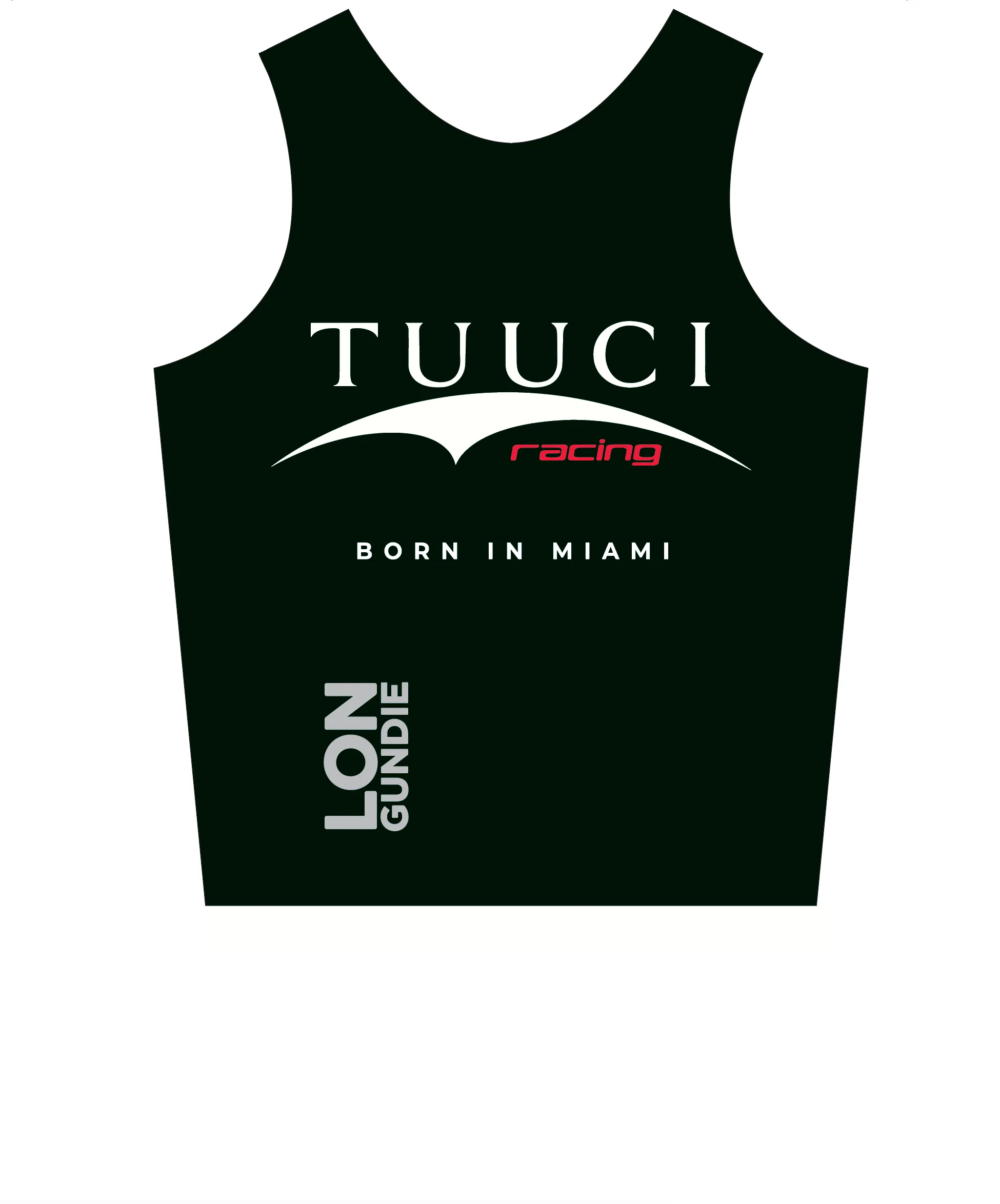 UNISEX PINNIE TOP TANK BLACK | TUCCI V2