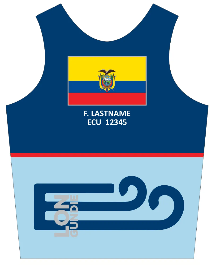 UNISEX PINNIE TOP TANK BLUE | TEAM ECUADOR OPTIMIST | PSNLZ'D