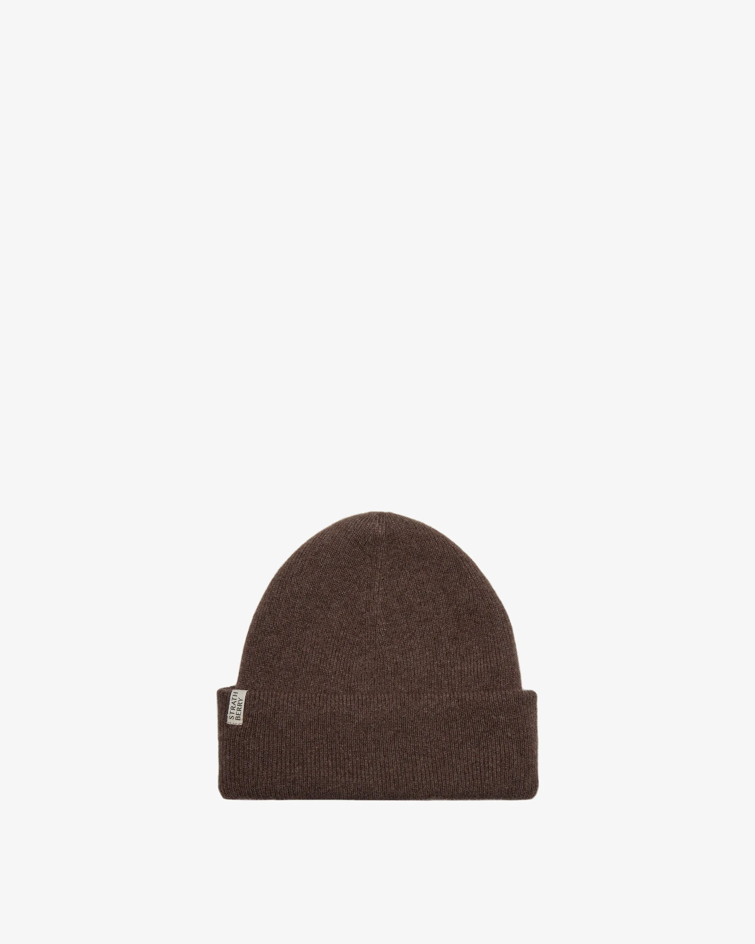 Westray Ribbed Cashmere Beanie - Coffee
