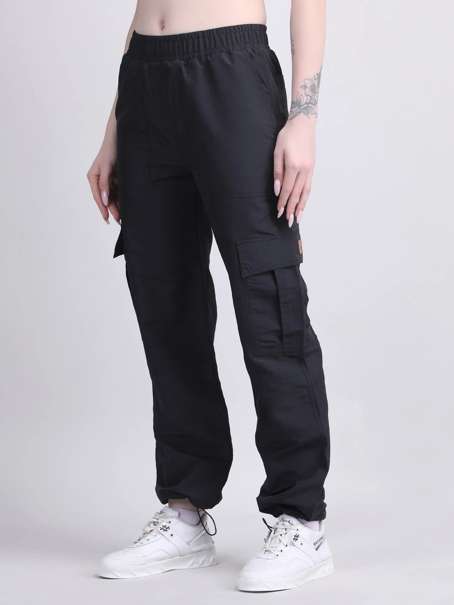 women's parachute cargo pants