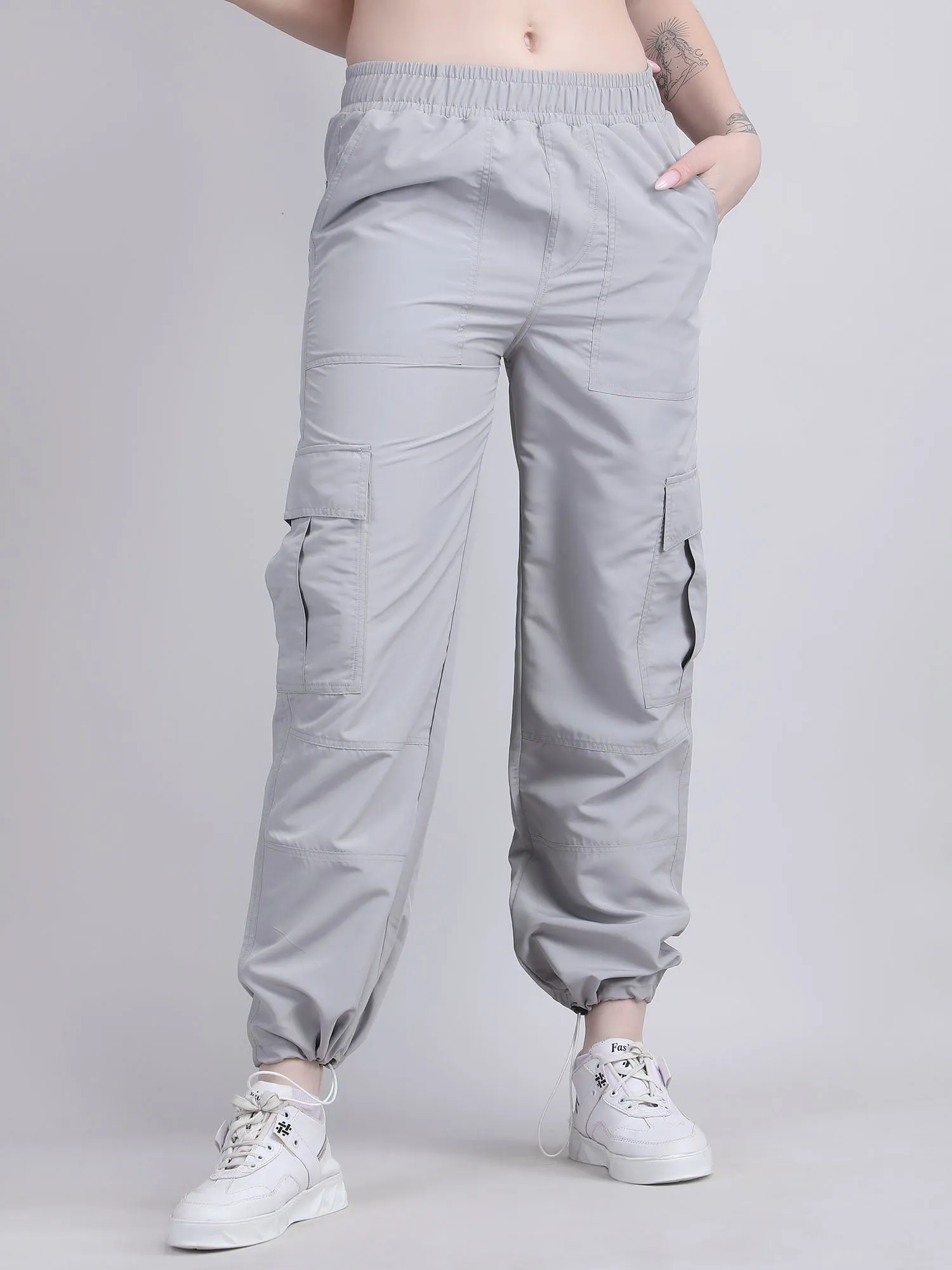 women's parachute cargo pants