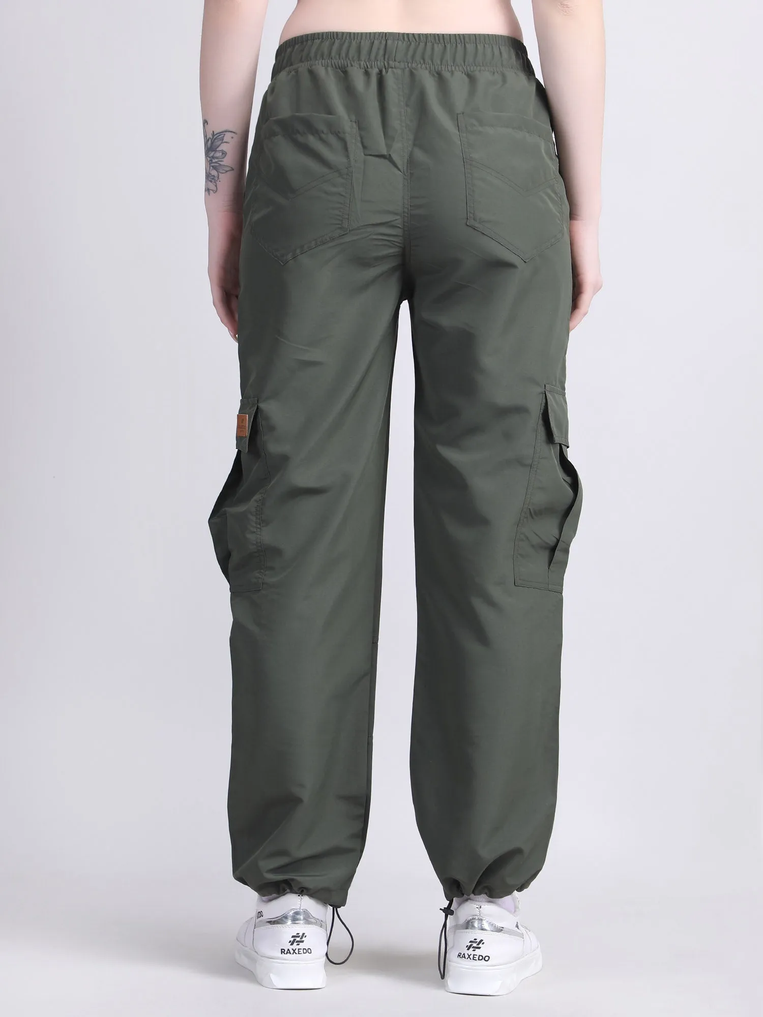 women's parachute cargo pants