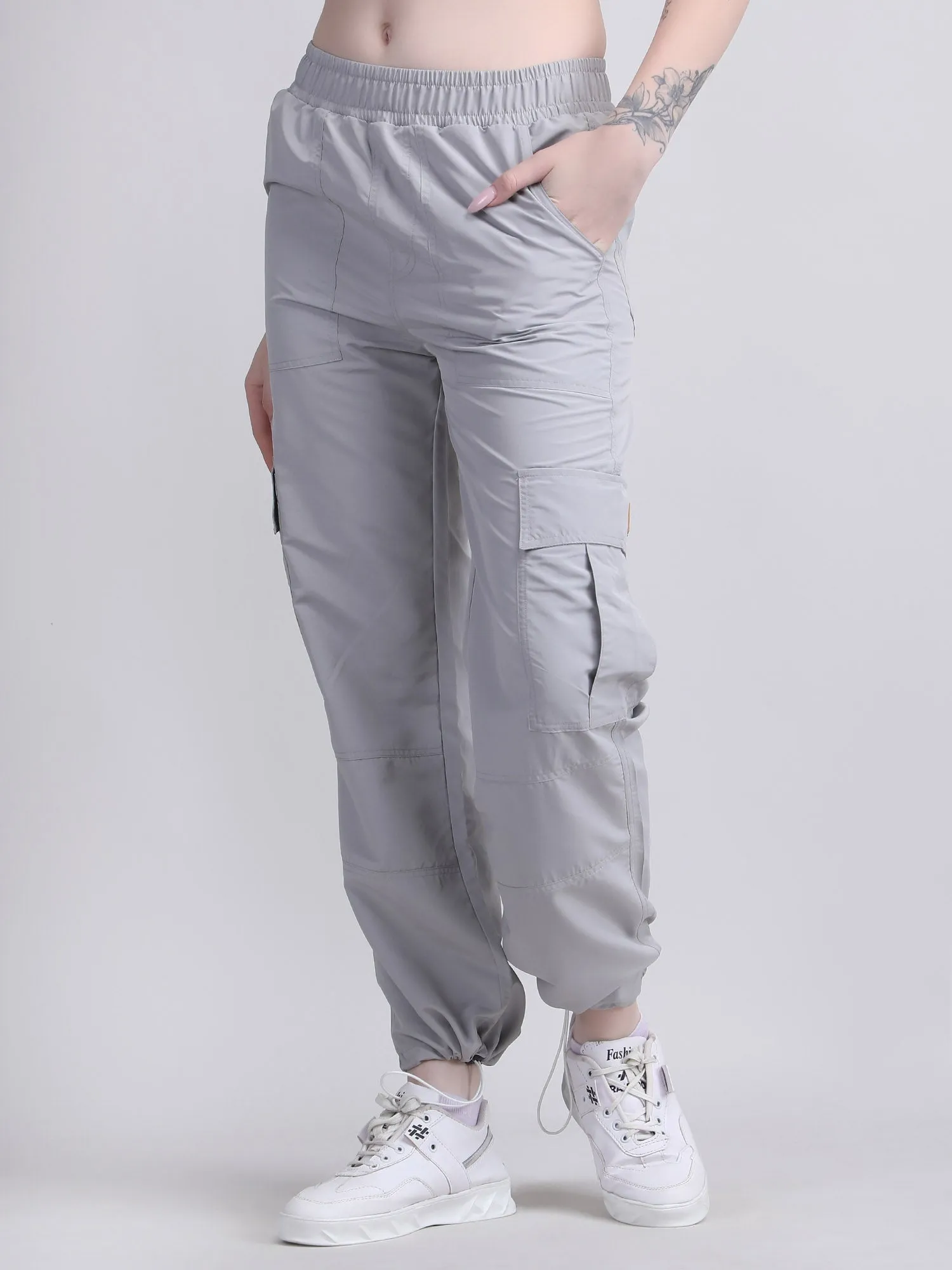 women's parachute cargo pants