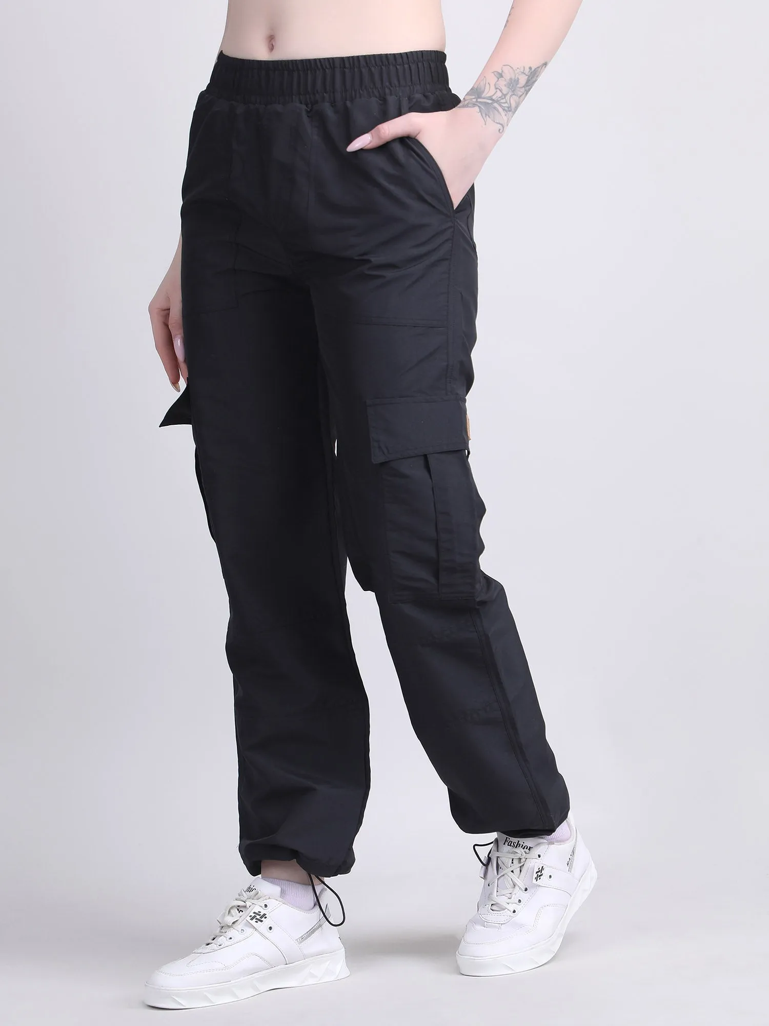 women's parachute cargo pants