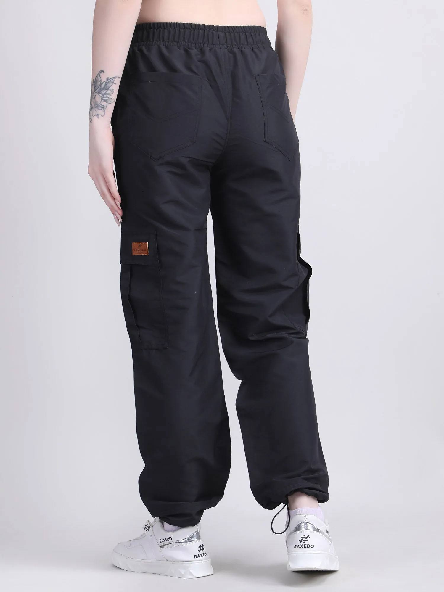 women's parachute cargo pants