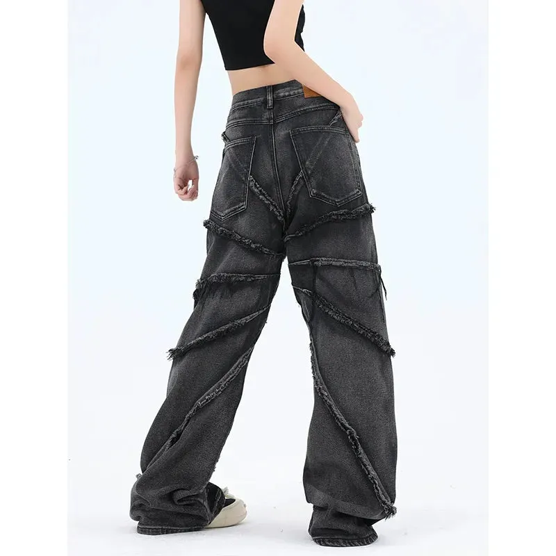 Y2K Aesthetic Baggy Vintage Denim Oversize Trashy Oversize Streetwear Harajuku Jeans